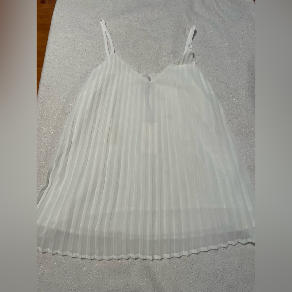 Brand new with tags A New Day white tank size medium with adjustable straps